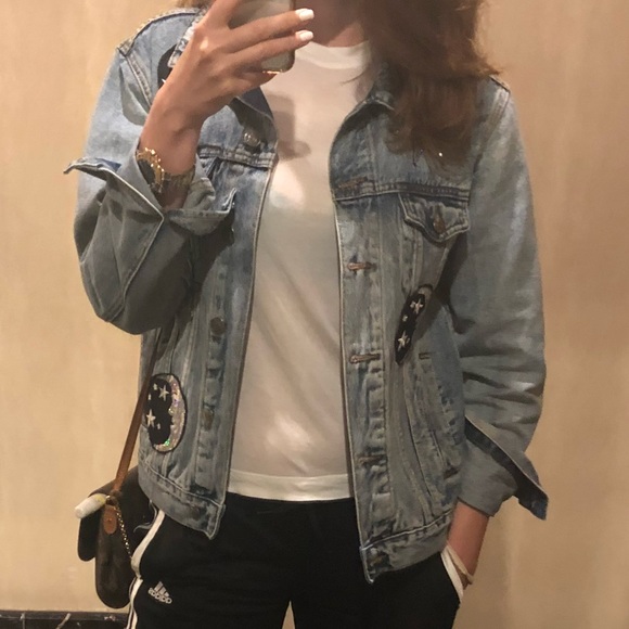 Denim Jacket with embroidery - Picture 2 of 5